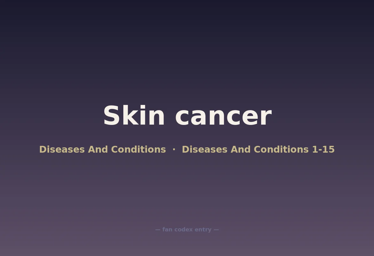 Skin cancer